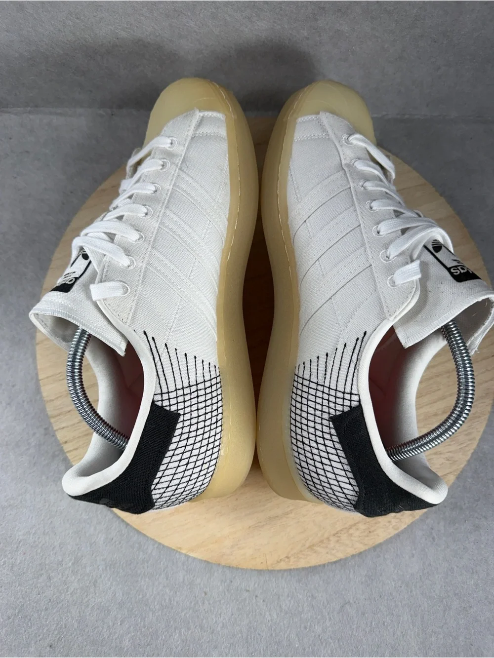 adidas Superstar Primeblue Chalk White Black Eco Sneakers Men's Size 11